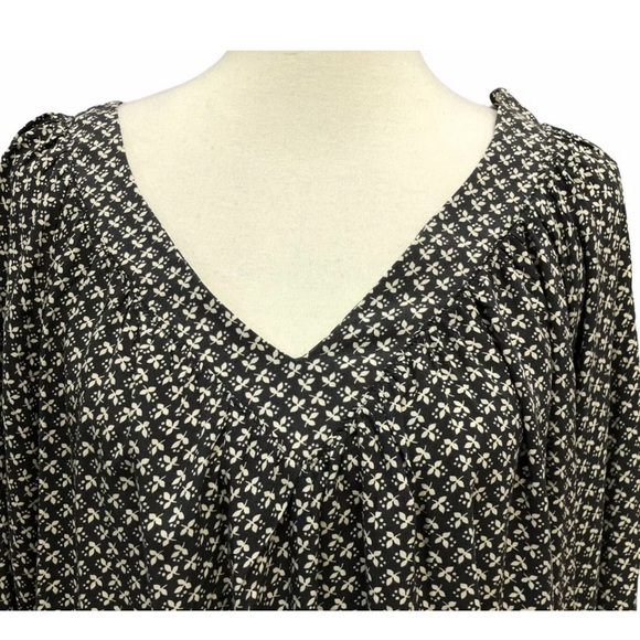 Ces Femme Boho Style Flowy Long Sleeve Plus Blouse - Picture 2 of 11